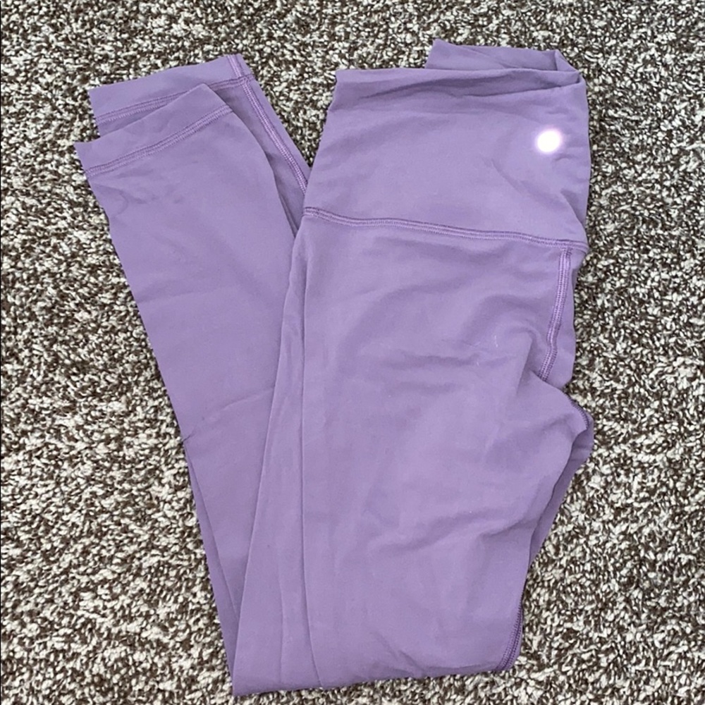 Purple lululemon align pants